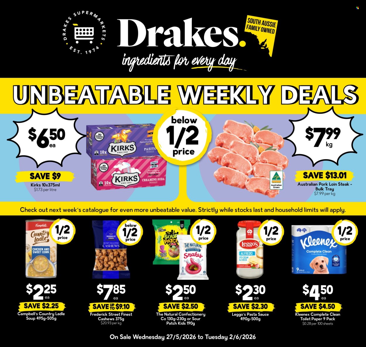 Drakes catalogue - 27 May 2026 - 2 Jun 2026. Page 1