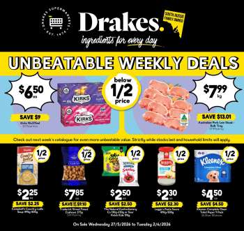 Drakes Catalogue - 27 May 2026 - 2 Jun 2026.