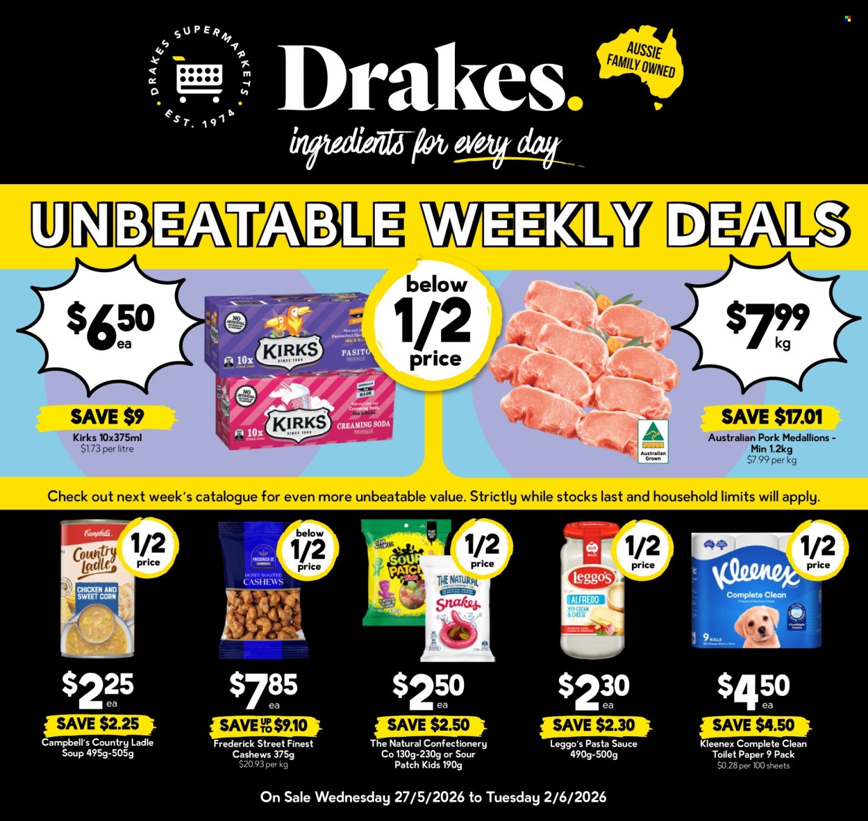 Drakes catalogue - 27 May 2026 - 2 Jun 2026. Page 1