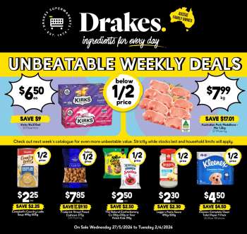 Drakes Catalogue - 27 May 2026 - 2 Jun 2026.