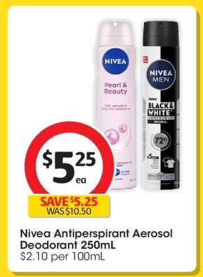 Nivea Antiperspirant Aerosol Deodorant 250mL