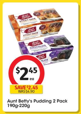 Aunt Betty's Pudding 2 Pack
