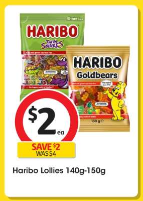 Haribo Lollies 140g-150g