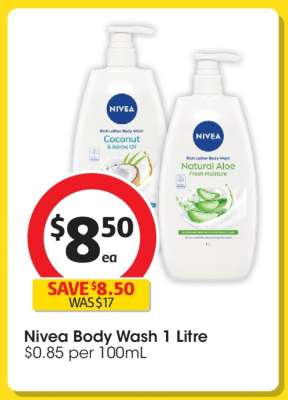 Nivea Body Wash 1 Litre