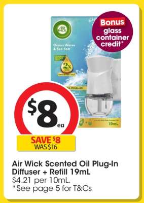 Air Wick Scented Oil Plug-In Diffuser + Refill 19mL