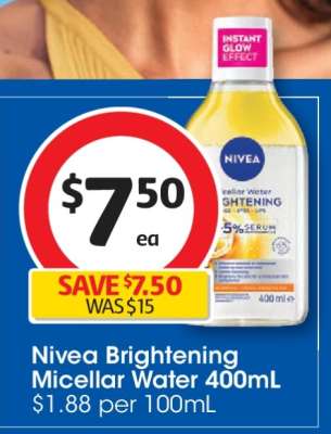 Nivea Brightening Micellar Water 400ml