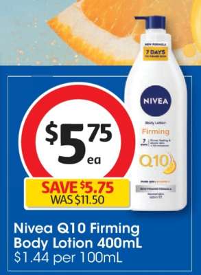 Nivea Q10 Firming Body Lotion 400mL