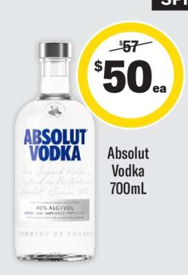 Absolut Vodka 700ml