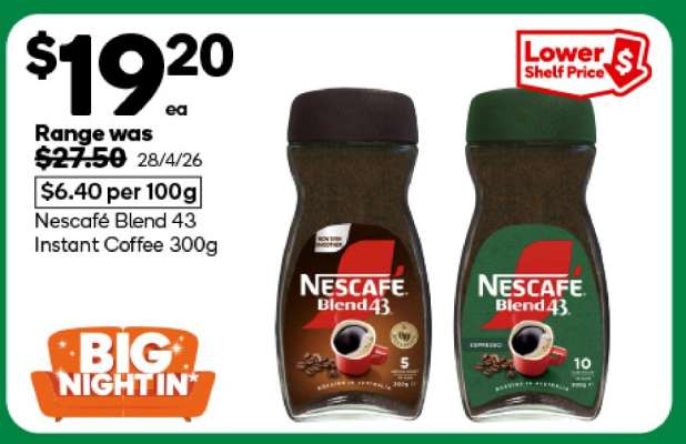 Nescafe Blend 43 Instant Coffee 300g
