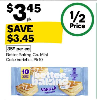 Better Baking Co. Mini Cake Varieties Pk10