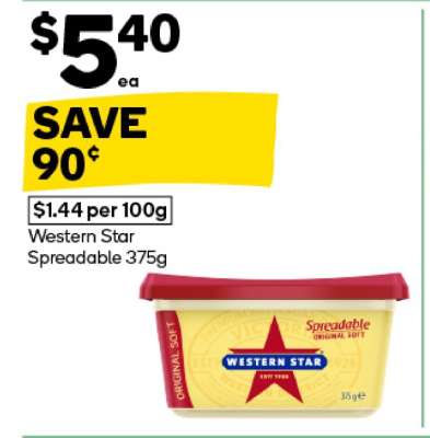 Western Star Spreadable 375g