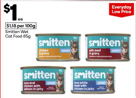 Smitten Wet Cat Food 85g