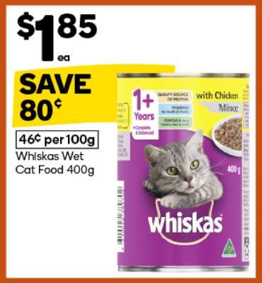 Whiskas Wet Cat Food 400g