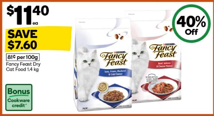 Fancy Feast Dry Cat Food 1.4 kg