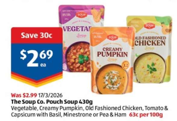The Soup Co. Pouch Soup 430g