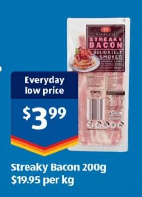 Streaky Bacon 200g