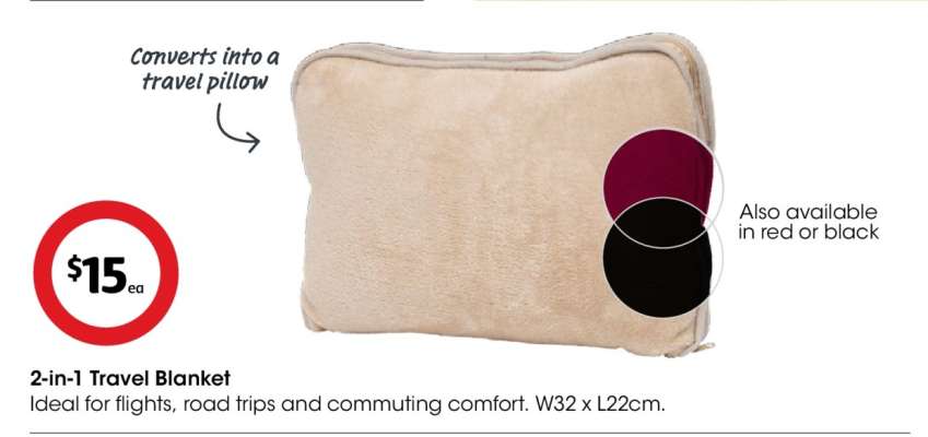 2-in-1 Travel Blanket