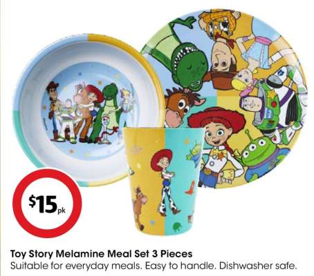 Toy Story Melamine Meal Set 3 Pieces