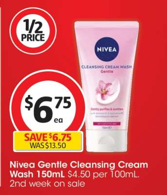 Nivea Gentle Cleansing Cream Wash 150mL