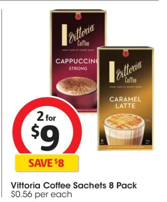 Vittoria Coffee Sachets 8 Pack
