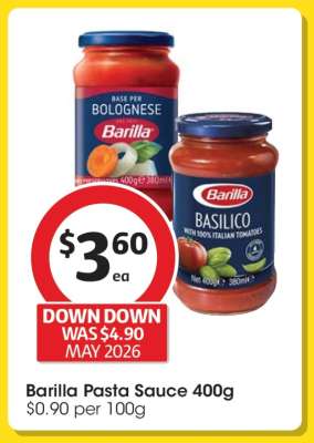 Barilla Pasta Sauce 400g