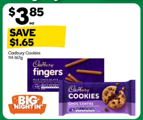 Cadbury Cookies