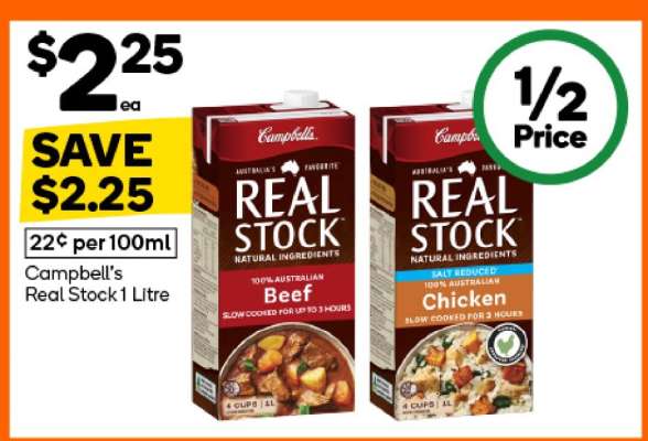Campbell's Real Stock 1 Litre