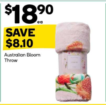 Australian Bloom Throw