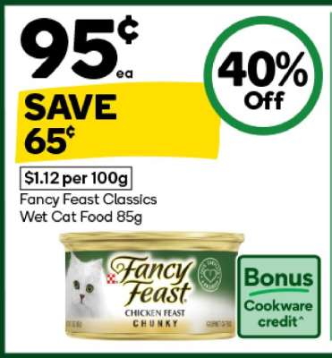 Fancy Feast Classics Wet Cat Food 85g