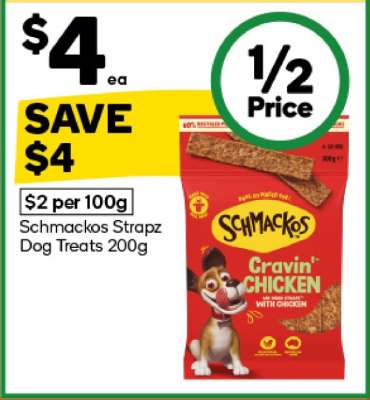 Schmackos Strapz Dog Treats 200g