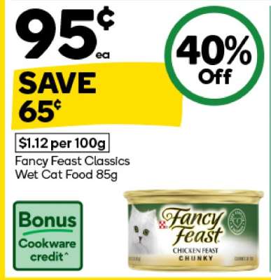 Fancy Feast Classics Wet Cat Food 85g