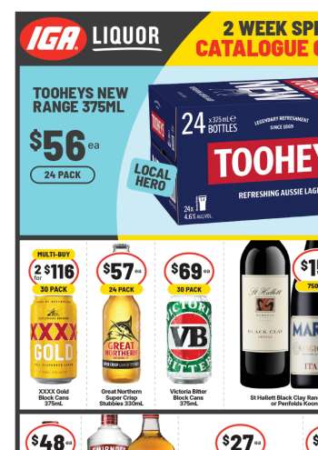 thumbnail - IGA LIQUOR catalogue