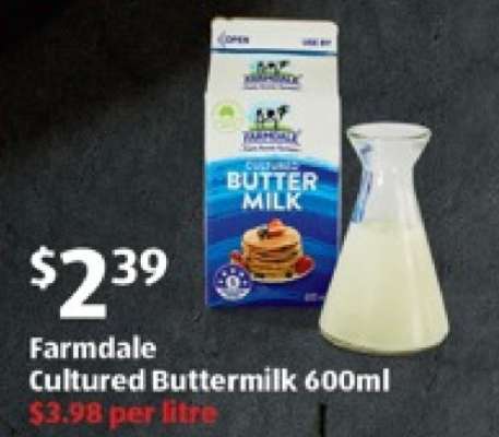 Farmdale Cultured Buttermilk 600ml