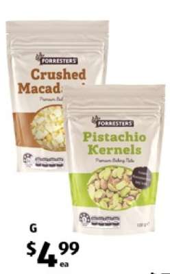 Forrester's Crushed Macadamia & Pistachio Kernels