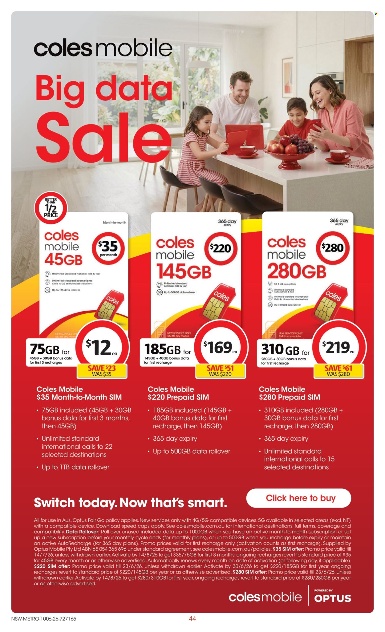 Coles catalogue - 10 Jun 2026 - 16 Jun 2026. Page 44