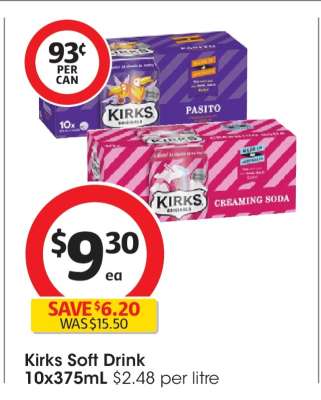 Kirks Soft Drink
