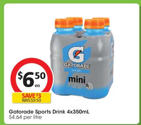 Gatorade Sports Drink 4x350mL