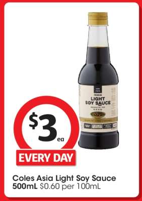 Coles Asia Light Soy Sauce