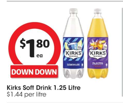 Kirks Soft Drink 1.25 Litre