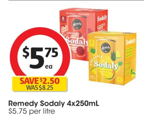 Remedy Sodaly 4x250mL