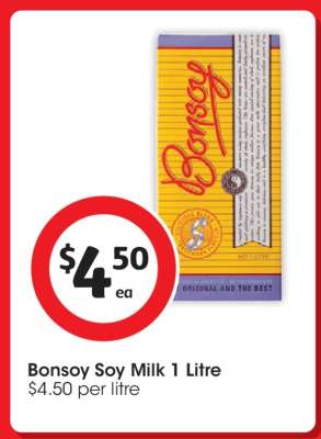 Bonsoy Soy Milk 1 Litre