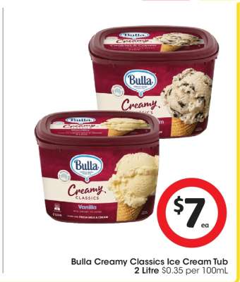 Bulla Creamy Classics Ice Cream Tub
