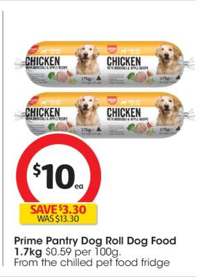 Prime Pantry Dog Roll Dog Food