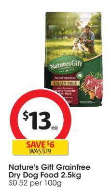Nature's Gift Grainfree Dry Dog Food 2.5kg