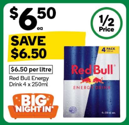 Red Bull Energy Drink 4 x 250ml