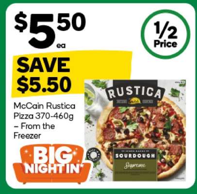 McCain Rustica Pizza 370-460g