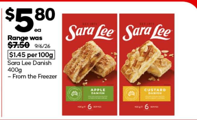 Sara Lee Danish