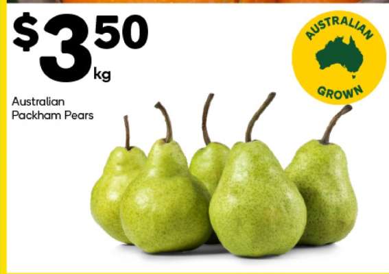 Australian Packham Pears