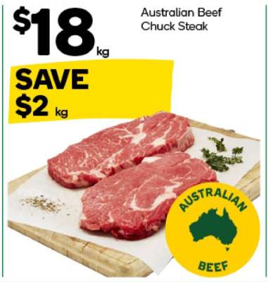 Australian Beef Chuck Steak