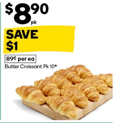Butter Croissant Pk 10